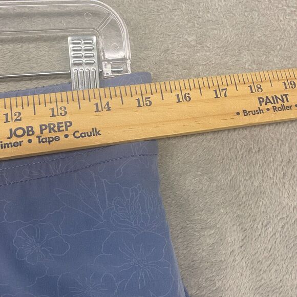 Eddie Bauer Skort Womens Small Blue Skirt Tennis Golf Casual Floral Pull On - Picture 2 of 8